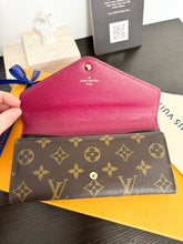 Load image into Gallery viewer, LOUIS VUITTON Monogram Josephine Wallet in Fuchsia