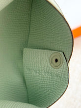 Load image into Gallery viewer, HERMES 2024 Calvi Card Holder in Vert Peppermint / Epsom
