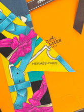 Load image into Gallery viewer, HERMES Silk Twilly Bandeau Set - Multicolour