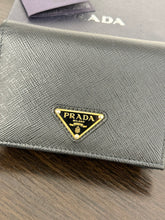 Load image into Gallery viewer, PRADA Small Saffiano Leather Wallet in Black
