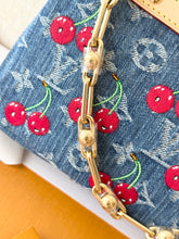 Load image into Gallery viewer, π LOUIS VUITTON LV x TM Takashi Murakami Monogram Denim Pochette Accessoires