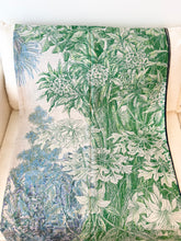 Load image into Gallery viewer, HERMES 2024 All'Orto Botanico di Palermo Shawl 140 / Vert Vif / Naturel / Bleu