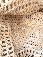 Load image into Gallery viewer, PRADA Raffia Crochet Logo Tote Bag - Neutral