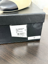 Load image into Gallery viewer, CHANEL 2022 Suede Cap Toe Crystal Slingback Pumps in Light Beige/Black - EU38