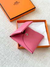 Load image into Gallery viewer, HERMES 2023 Bastia Change Purse / Epsom / Rose Azalee