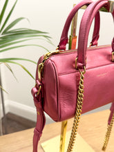Load image into Gallery viewer, SAINT LAURENT Metallic Pink Mini Duffle Bag