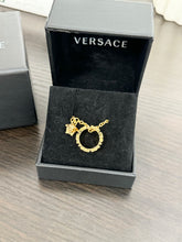 Load image into Gallery viewer, VERSACE Medusa Cut-Out Pendant Necklace in Gold