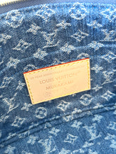 Load image into Gallery viewer, π LOUIS VUITTON LV x TM Takashi Murakami Monogram Denim Pochette Accessoires