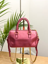 Load image into Gallery viewer, SAINT LAURENT Metallic Pink Mini Duffle Bag