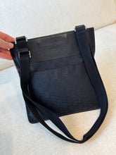 Load image into Gallery viewer, GUCCI Unisex GG Monogram Messenger Crossbody Bag / Black