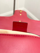 Load image into Gallery viewer, GUCCI GG Marmont Large Shoulder Bag in Hibiscus Red