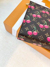 Load image into Gallery viewer, π LOUIS VUITTON LV x TM Takashi Murakami Monogram Cherry Toiletry Pouch