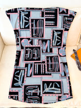 Load image into Gallery viewer, HERMES "Lettres Equestres" Drawstring Cotton Dress / EU34