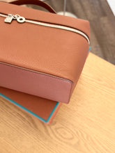 Load image into Gallery viewer, LORO PIANA Extra Pocket L27 Grained Calfskin Bag in Kummel/Antique Silver