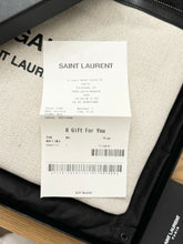 Load image into Gallery viewer, SAINT LAURENT Rive Gauche Linen Canvas Wristlet Pouch in Optic White