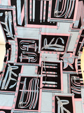 Load image into Gallery viewer, HERMES "Lettres Equestres" Drawstring Cotton Dress / EU34