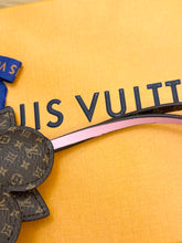 Load image into Gallery viewer, LOUIS VUITTON 2024 Pink and Brown Flower Bag Charm in Rose Clair