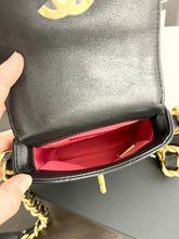 Load image into Gallery viewer, ▪️SOLD▪️CHANEL 2021 Calfskin Quilted Mini Framing Chain Crossbody Bag in Black