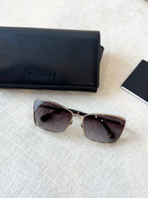 Load image into Gallery viewer, CHANEL Rectangular Metal Sunglasses / Gold Gray Gradient