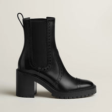 Load image into Gallery viewer, Hermes 2025 Lindsay 70 Ankle Boots - Black / EU 39