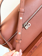 Load image into Gallery viewer, LORO PIANA Extra Pocket L27 Grained Calfskin Bag in Kummel/Antique Silver
