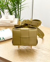 Load image into Gallery viewer, BOTTEGA VENETA Candy Cassette Crossbody Bag in Brown