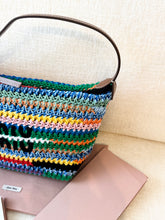 Load image into Gallery viewer, MIU MIU Multicolored Crochet Pouch Bag