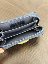 Load image into Gallery viewer, CHANEL 2020 Metallic Lambskin Quilted Boy Zip Around Wallet in Blue