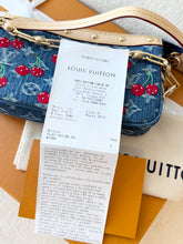 Load image into Gallery viewer, π LOUIS VUITTON LV x TM Takashi Murakami Monogram Denim Pochette Accessoires