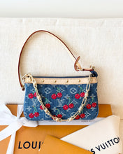 Load image into Gallery viewer, π LOUIS VUITTON LV x TM Takashi Murakami Monogram Denim Pochette Accessoires