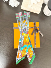 Load image into Gallery viewer, HERMES Silk Twilly Bandeau Set - Multicolour
