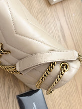 Load image into Gallery viewer, SAINT LAURENT 2023 Loulou Small Quilted Leather Shoulder Bag in Brown