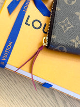Load image into Gallery viewer, LOUIS VUITTON Clémence Monogram Zippy Wallet in Fuchsia