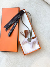 Load image into Gallery viewer, ✨NEW✨2024 Hermes Rodeo PM Charm Mauve Pale / Pain Depice / Beige Marfa