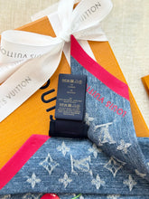 Load image into Gallery viewer, LOUIS VUITTON LV x TM Takashi Murakami Monogram Cherry  Denim Cerise Bandeau