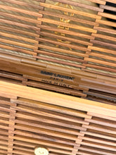 Load image into Gallery viewer, SAINT LAURENT Kate Wooden Cage Shoulder Bag - Brown