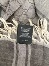 Load image into Gallery viewer, GUCCI GG Guccissima Monogram Surviee Square Shawl - 55" x 55" - Beige/Brown