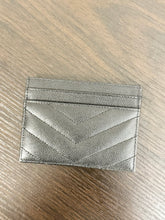 Load image into Gallery viewer, SAINT LAURENT Cassandre Matelasse Card Case in Grain De Poudre Embossed Leather