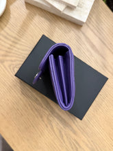 Load image into Gallery viewer, CHANEL Classic Quilted Flap Card Holder - Purple
