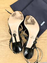 Load image into Gallery viewer, PRADA Studded Accents Leather Sandals - (EU)37.5