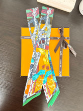 Load image into Gallery viewer, HERMES Silk Twilly Bandeau Set - Multicolour