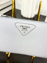 Load image into Gallery viewer, PRADA Large Leather Wallet in Pale Blue