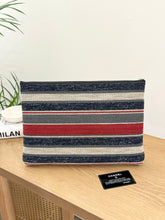 Load image into Gallery viewer, CHANEL Tweed Deauville O-Case - Red/White/Blue