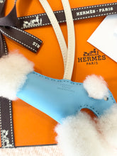 Load image into Gallery viewer, Hermès 2025 Milo & Mouton Budy Bag Charm - Ecru/Céleste/Craie