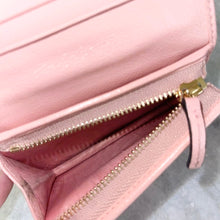 Load image into Gallery viewer, GUCCI GG Marmont Bi-Fold Compact Leather Wallet in Red