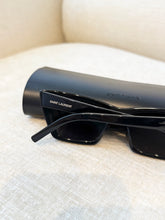 Load image into Gallery viewer, SAINT LAURENT EYEWEAR Mica Cat-eye Acetate Sunglasses / Black