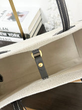 Load image into Gallery viewer, BURBERRY Medium Horseferry Canvas Tote - Grey