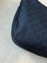 Load image into Gallery viewer, GUCCI GG Monogram Canvas Medium Charmy Hobo Bag / Black