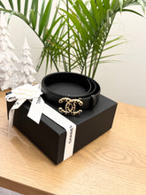 Load image into Gallery viewer, CHANEL Lambskin CC Chain Belt in Black - 85/34