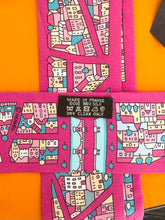 Load image into Gallery viewer, HERMES Rive Droite Rive Gauche Silk Twilly Bandeau Set - Rose